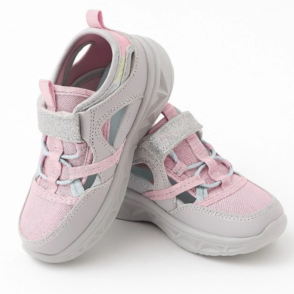 OshKosh B'gosh Pink Glitter Toddler Sneakers Size 5 Washable Machine